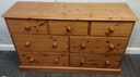 Quality Solid Pine Large Seven Drawer Merchant Style Chest