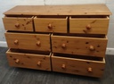 Quality Solid Pine Large Seven Drawer Merchant Style Chest