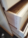 QUALITY SHAKER STYLE CREAM CHEST OF FOUR DRAWERS