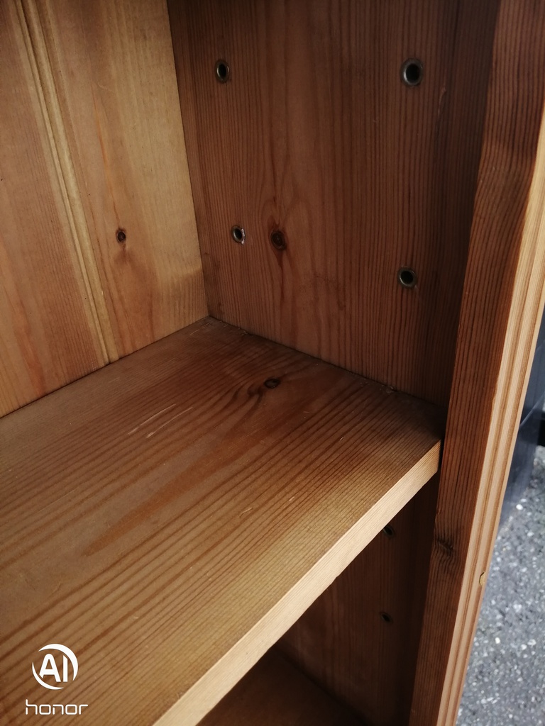 LARGE SOLID PINE BOOKCASE