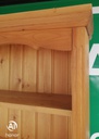 LARGE SOLID PINE BOOKCASE