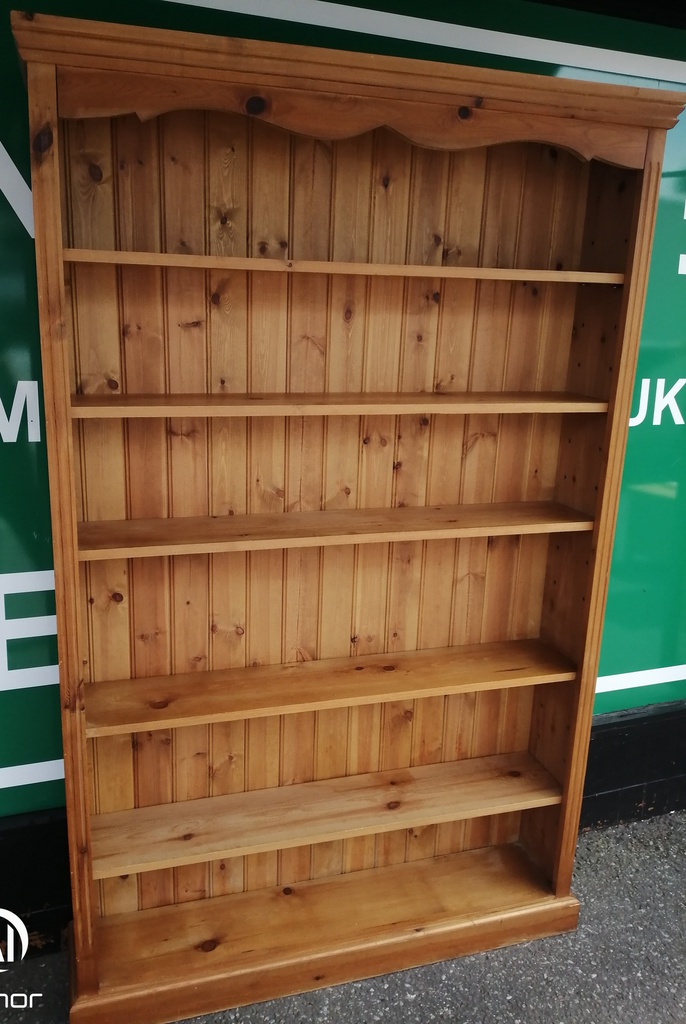 LARGE SOLID PINE BOOKCASE