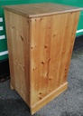 Quality solid pine three drawer file unit