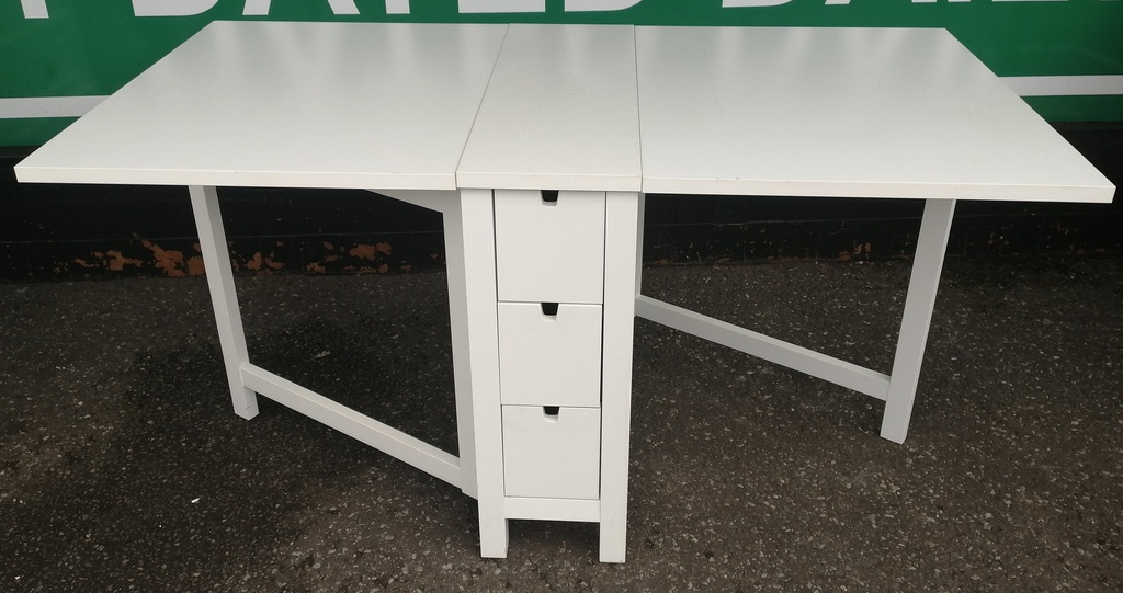 IKEA NORDEN White Gateleg Table