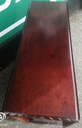 MAHOGANY STYLE DROP LEAF DINING TABLE