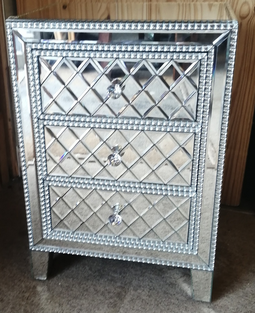 lovely Mirrored Dressing Table / Desk / Console Table