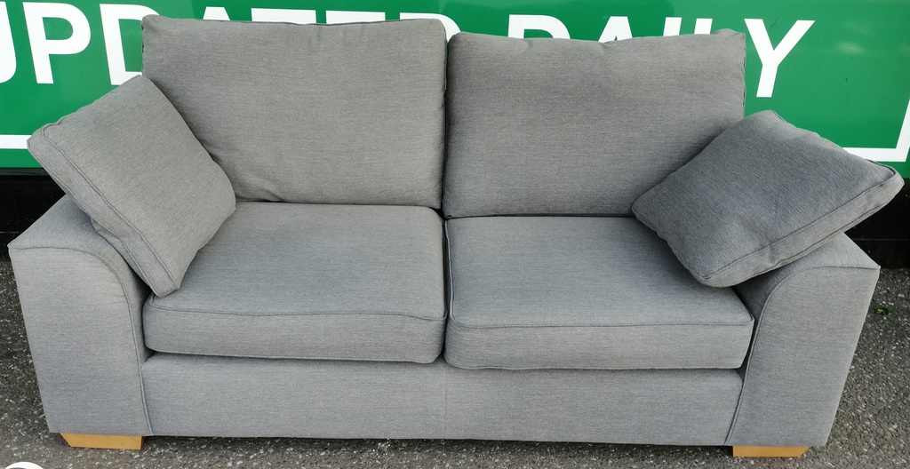 MODERN GREY THREE  SEATER SOFA FROM M &amp; S