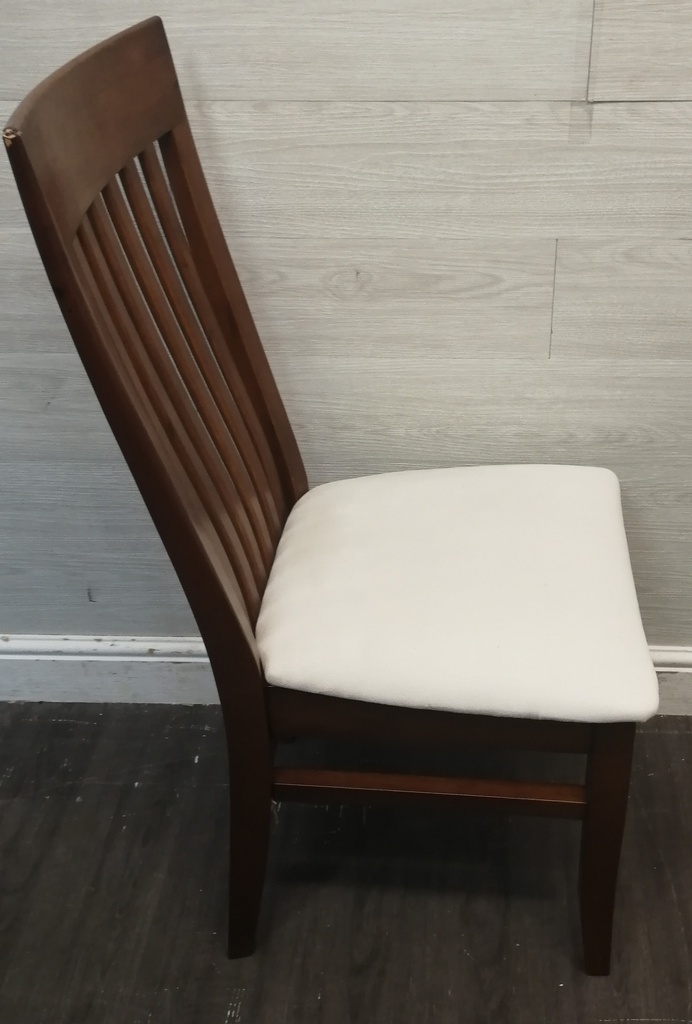 4 x Dark Wood Dining Chairs