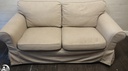 CREAM IKEA ‘EKTORP’ TWO SEATER SOFA