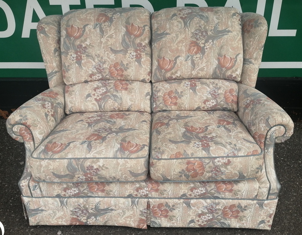 Lovely G-PLAN Floral Two Seater Sofa