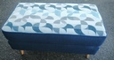 LOVELY DFS SOFA AND MATCHING FOOTSTOOL