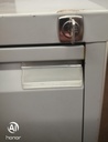 BISLEY Grey Metal Four Drawer Filing Chest