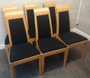 QUALITY  JOHN.E.COYLE  EXTENDING TABLE AND 6 CHAIRS