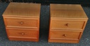 PAIR G PLAN RETRO TEAK BEDSIDE CHESTS