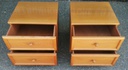 PAIR G PLAN RETRO TEAK BEDSIDE CHESTS