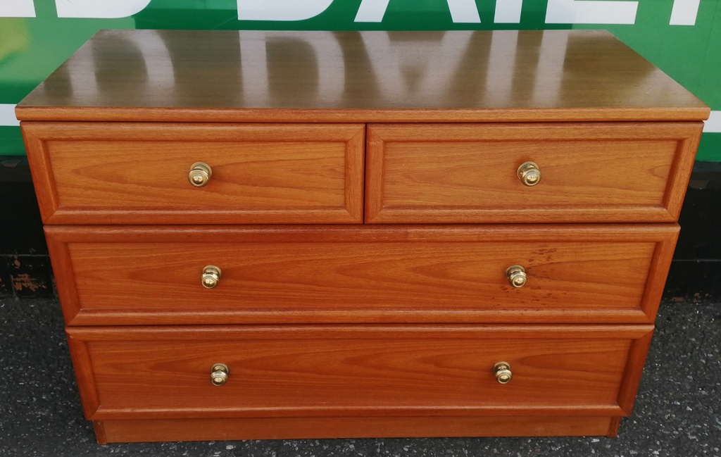 G PLAN RETRO TEAK FOUR DRAWER CHEST
