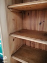Part glazed pine dresser