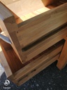 Oak Coffee Table With bank of Drawers