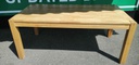 LOVELY LARGE BLOCK OAK DINING TABLE