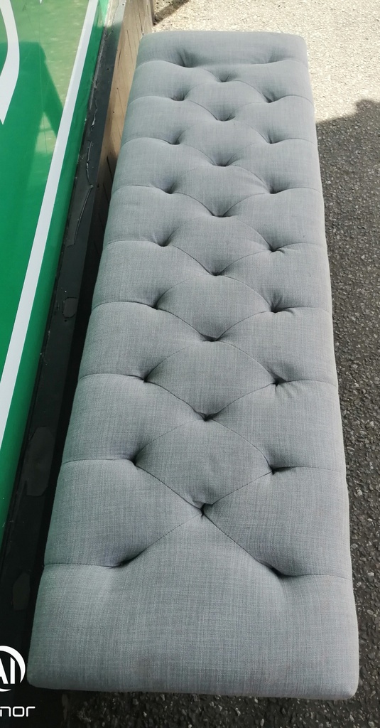 Great Oak / fabric Bench