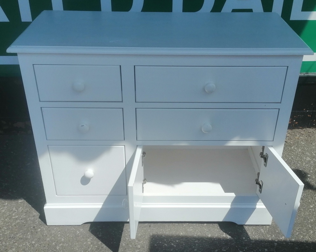 WHITE CHEST / CUPBOARD / SIDEBOARD