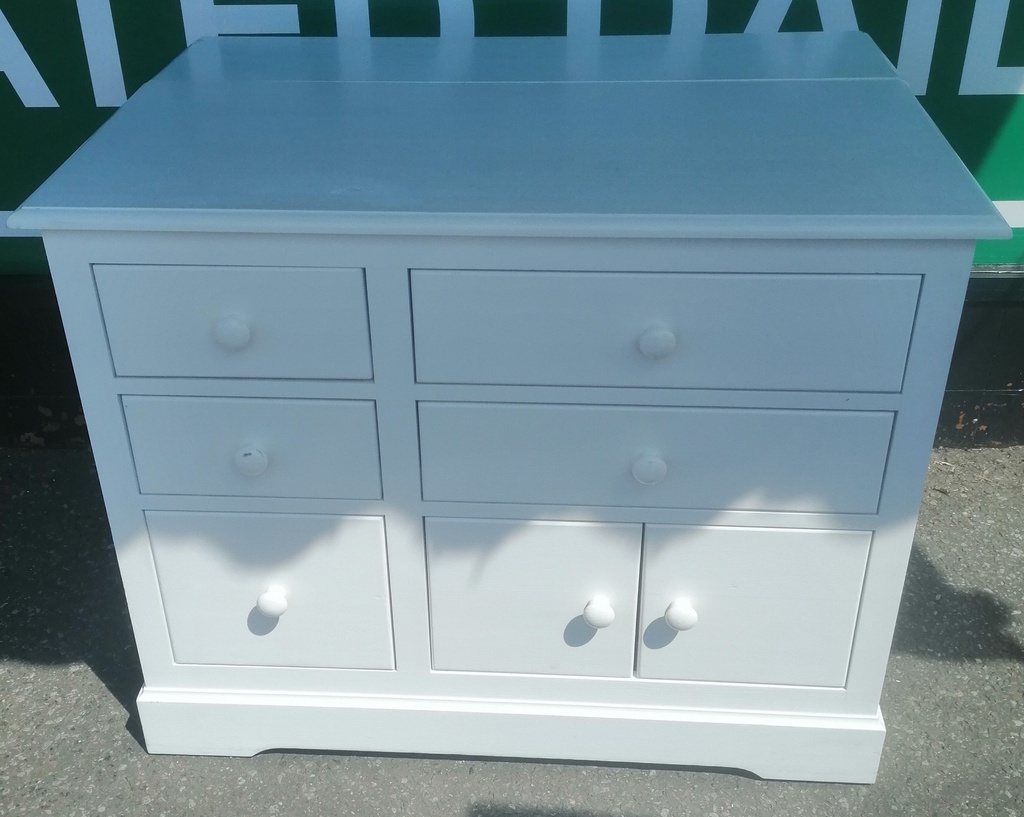 WHITE CHEST / CUPBOARD / SIDEBOARD