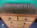 Large old antique chest of 5 drawers