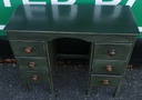 LOVELY KIDS SHABBY CHIC GREEN PAINTED DESK
