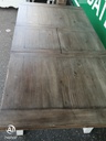 Rustic reclaimed wood extending dining table