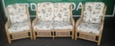 CANE THREE PEICE SUITE