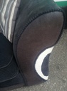 Large DFS Black Toned Three Seater SOFA