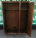 Triple  dark pine wardrobe