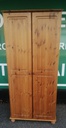 Double pine wardrobe