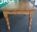 5ft SOLID PINE DINING TABLE WITH DRAWER