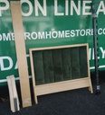 4FT BEECH / GREEN QUALITY BED FRAME