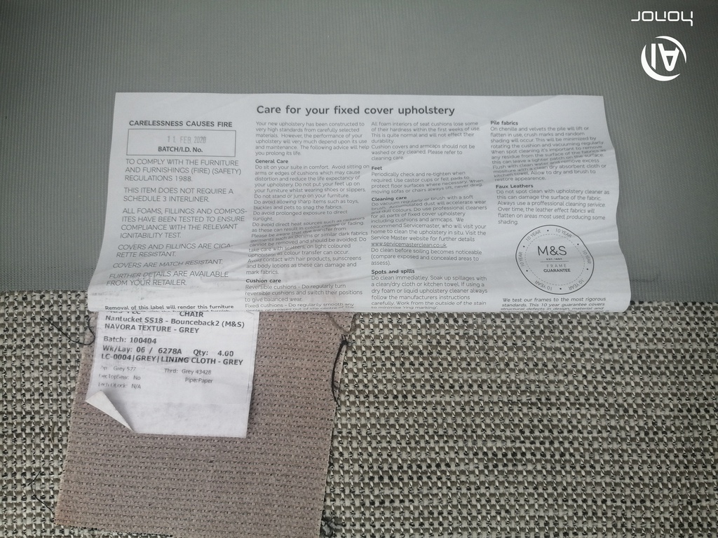 Lovely grey corner sofa from M &amp; S