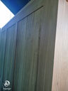 OAK TRIPLE WARDROBE WITH SHELVES