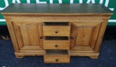 Quality triple oak sideboard