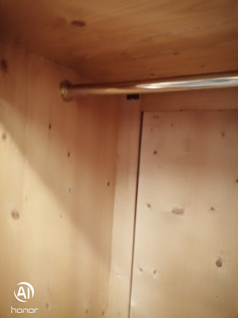 SOLID PINE WARDROBE WITH DRAWER