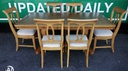 QUALITY OAK EXTENDING TABLE AND 6 CHAIRS