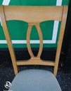 QUALITY OAK EXTENDING TABLE AND 6 CHAIRS
