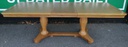 QUALITY OAK EXTENDING TABLE AND 6 CHAIRS