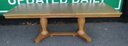 QUALITY OAK EXTENDING TABLE AND 6 CHAIRS