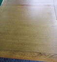 QUALITY OAK EXTENDING TABLE AND 6 CHAIRS