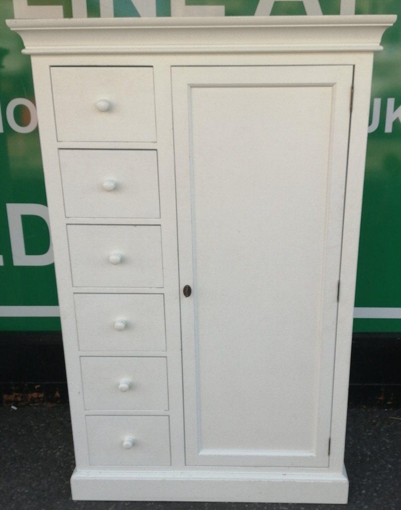 Lovely White Combi Wardrobe