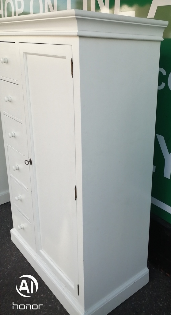 Lovely White Combi Wardrobe