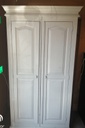 SOLID PINE SHABBY CHIC PAINTED WARDROBE