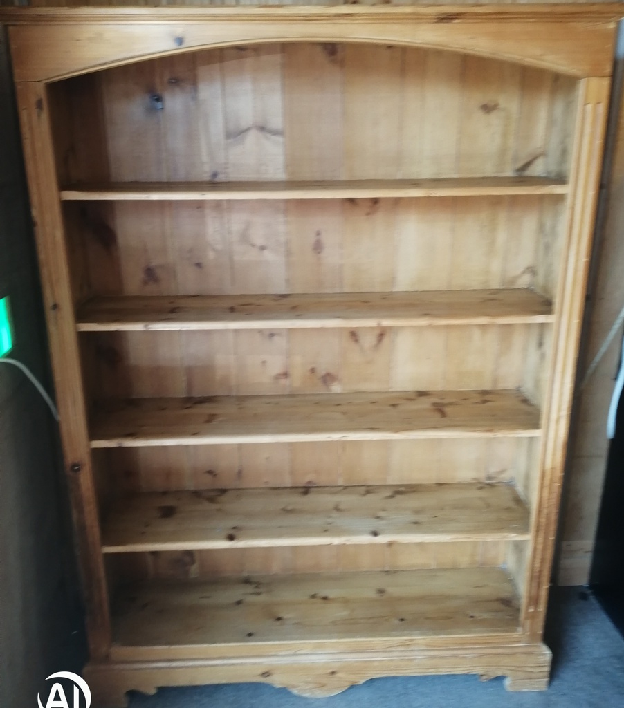 SOLID PINE BOOKCASE