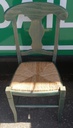 Single Rush Seated Dining Chair