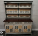stunning retro stag painted dresser